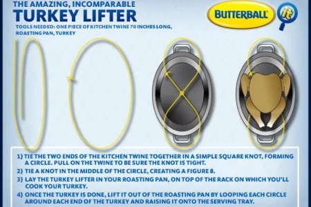 A diagram on turkey lifter