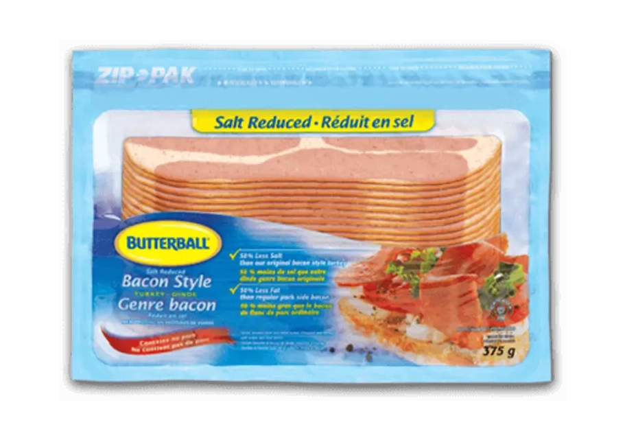 Dinde Genre Bacon Réduite en Sel