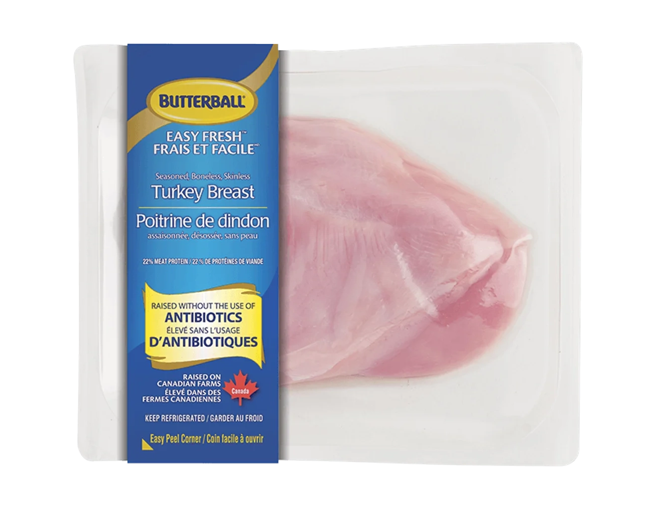 Butterball easy fresh turkey breast product packshot.