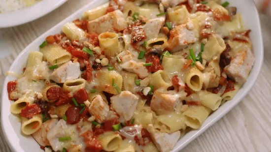 Cheesy Turkey Pasta Bake