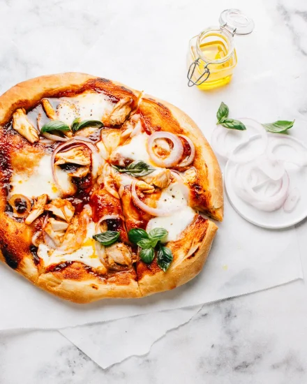 BBQ Turkey Pizza