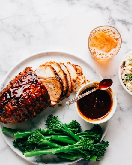 BBQ turkey roast