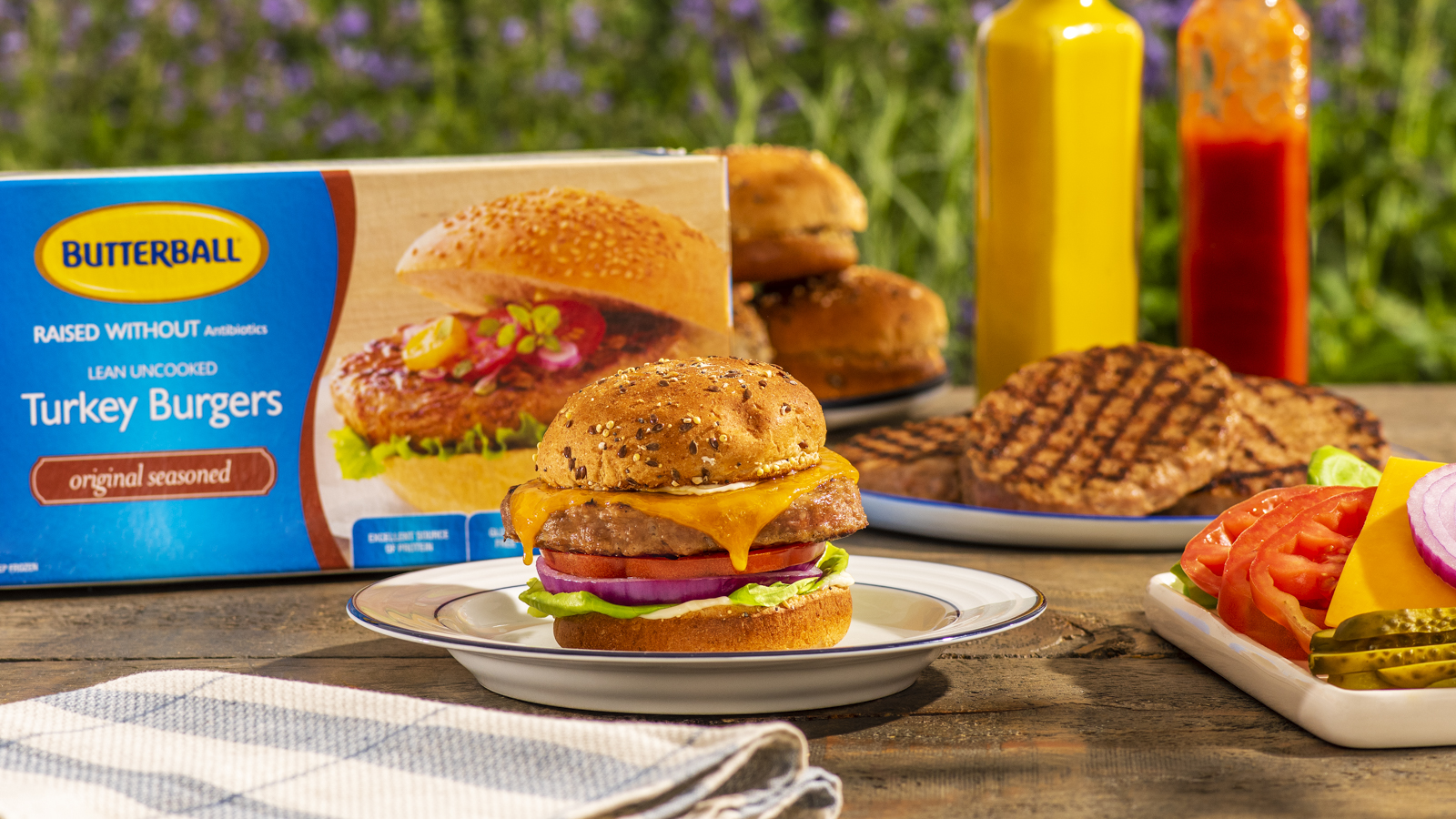 Turkey on sale burgers butterball